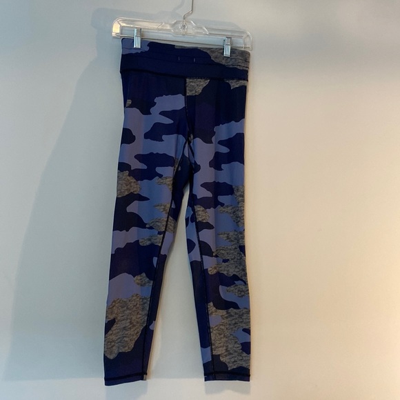 Blue and Gray Army Aerie Leggings - Picture 1 of 1